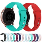 Ремешок силиконовый для galaxy Watch 4, браслет для смарт-часов amazfit, 20 мм 22 мм 44 мм 42 мм