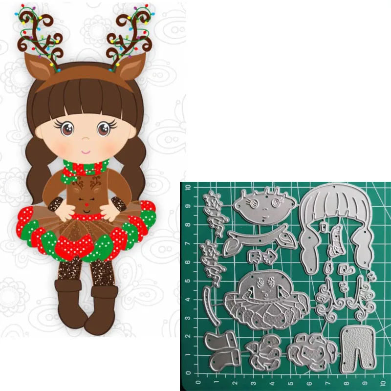 2019 рождественские металлические высечки принцессы для девочек изготовления