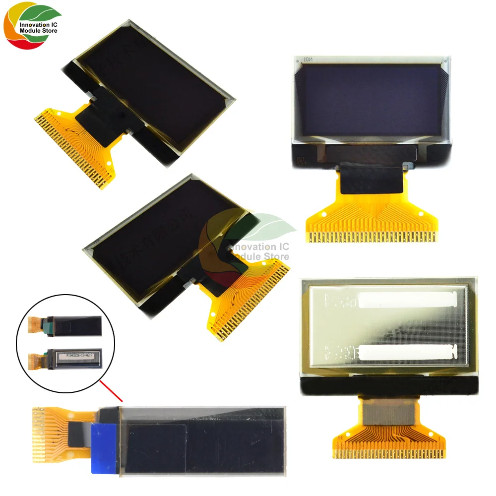 

0.91/0.96/1.3 Inch OLED LCD Display SH1106 IC/SSD1306IIC Driver Interface DIY Module 14Pin/30Pin Resolution 128*32/128*64