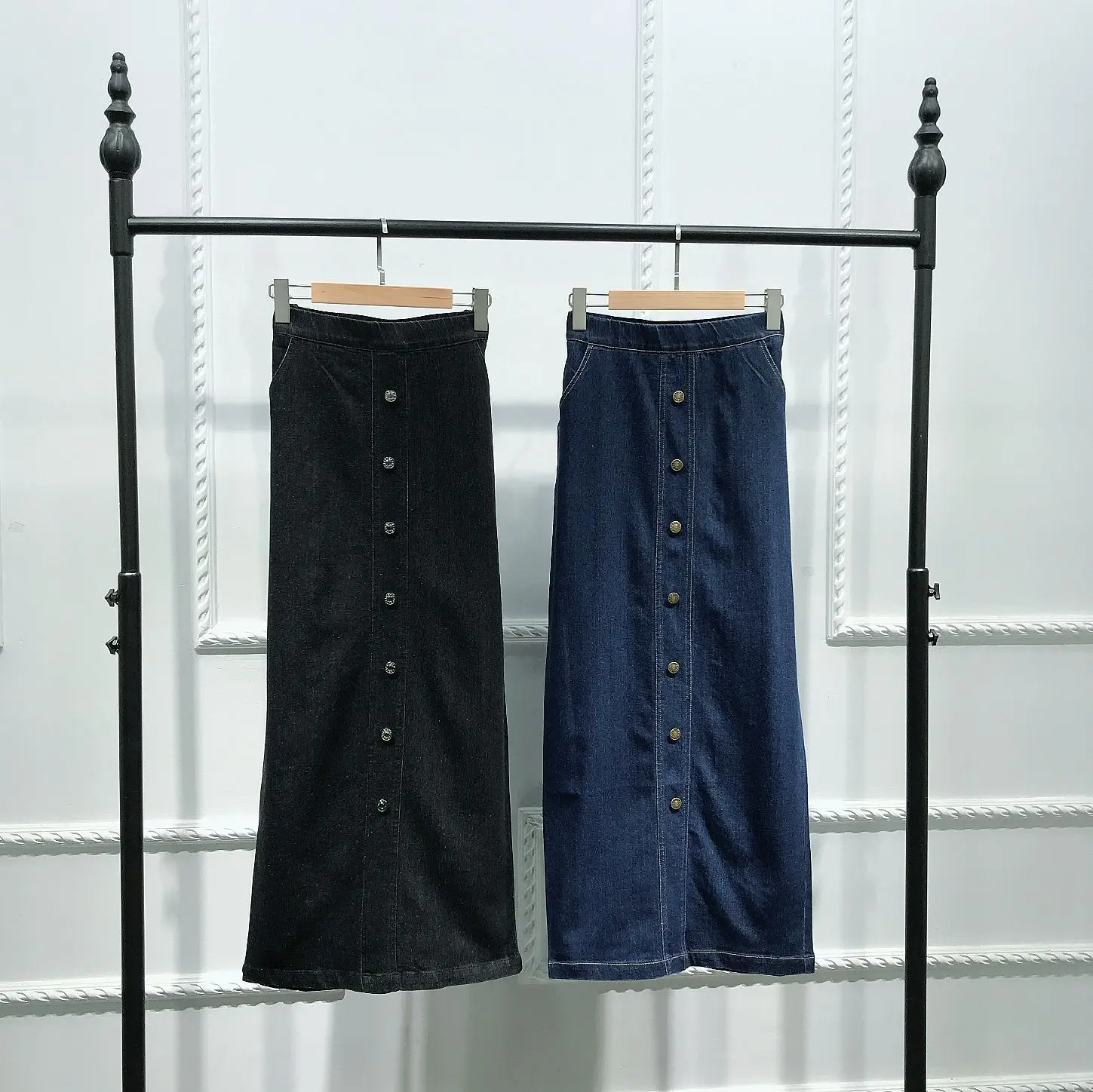 Женская джинсовая юбка карандаш с завышенной талией|Мусульманская одежда| |