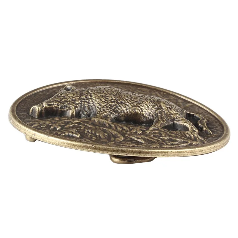 Пряжка для ремня из сплава с изображением дикого кабана| |