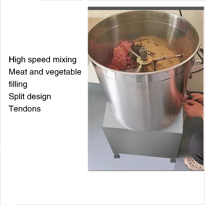 

The New Automatic Meat Mixing Machine Household Multifunctional Stainless Steel Body Split Design High-Speed Professional Mixer