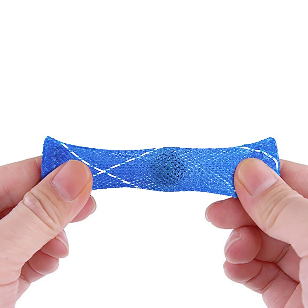 Pelota sensorial para el autismo, juguete para terapia de ansiedad, alivio del estr&eacute;s EDC, malla trenzada, plegado f&aacute;cil con m&aacute;rmol-5