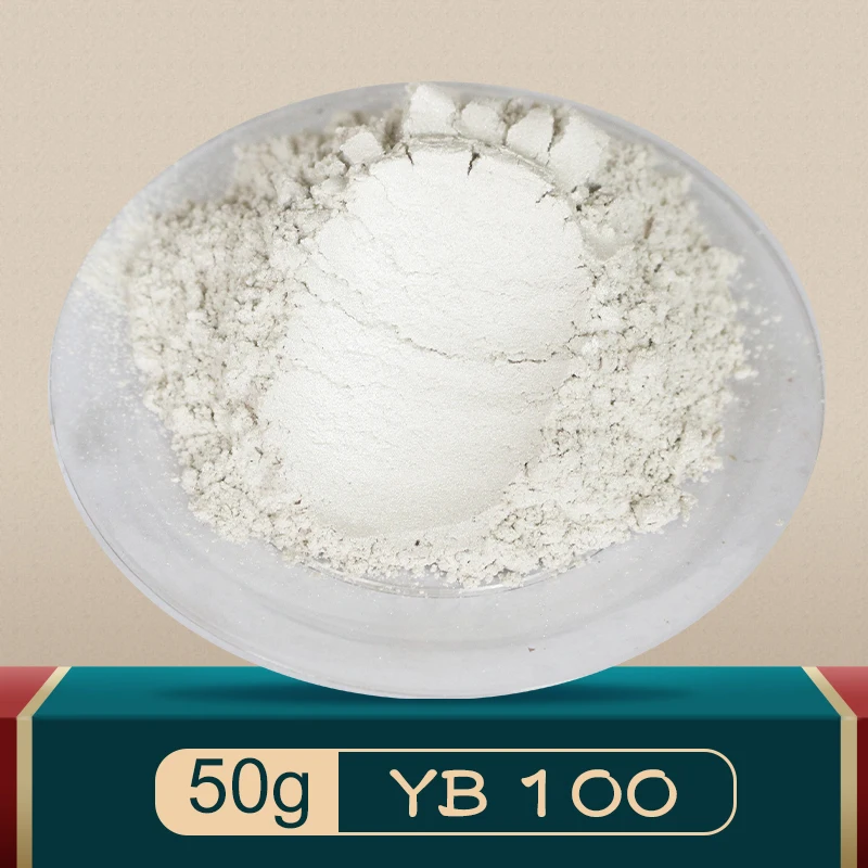 

White Pearl Pigment Dye Ceramic Powder Paint Coating Type 100 for Soap Automotive Coatings Eye Shadow