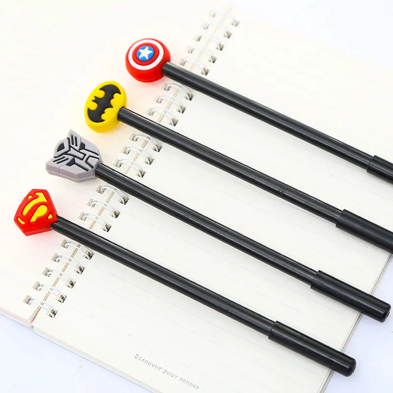 12 шт./компл. творческий в виде милого героя аниме гель кавайные ручки забавные