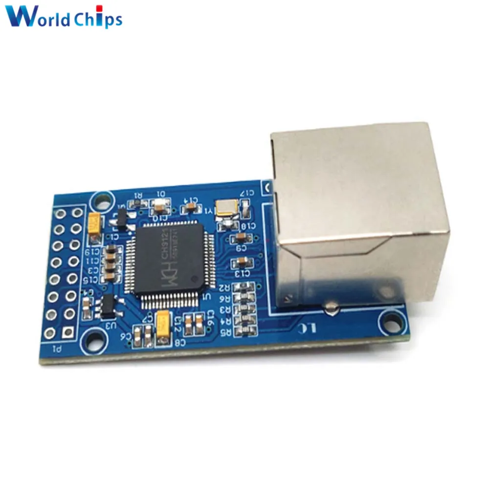 CH9121 UART серийный порт к сетевому модулю Ethernet TCP/IP 51/STM32 3 V 5V TTL Трансмиссия