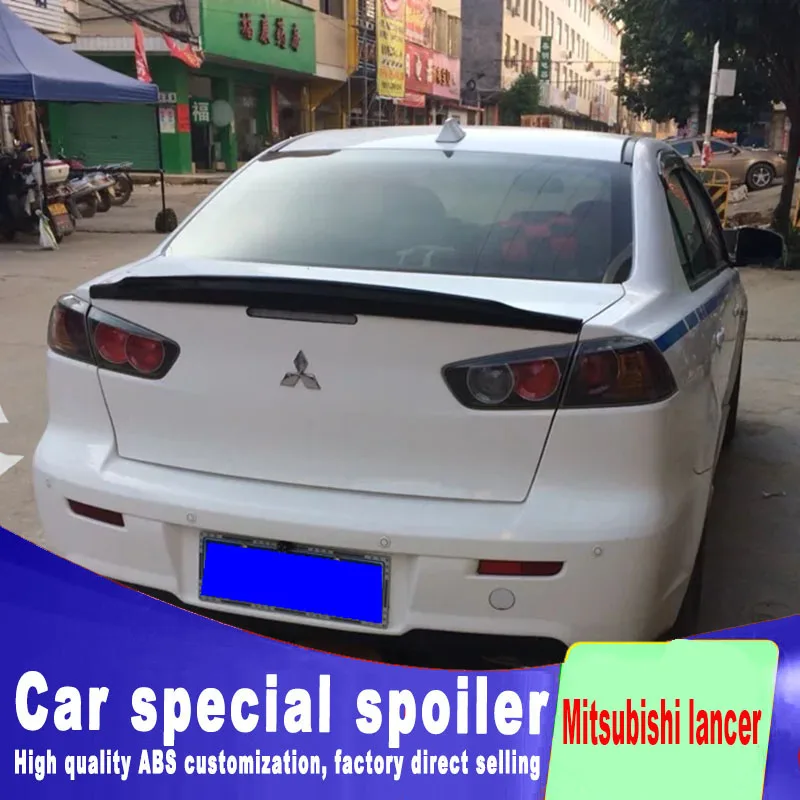 2010 2011 2012 2013 2014 2015 2016 аэродинамический обтекаемый спойлер для Mitsubishi lancer