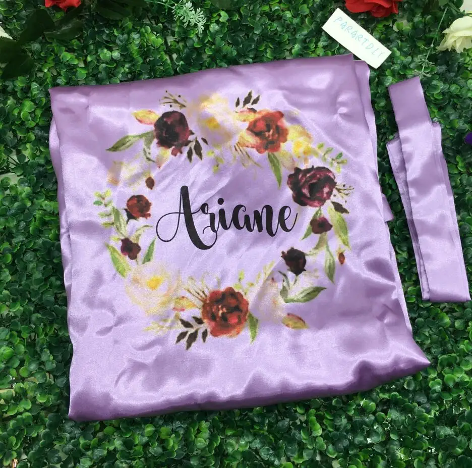 Именное наименование свадебные халаты для невесты и подружек подарки на заказ