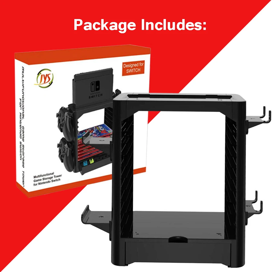 Nintend Switch Multifunction Storage Tower Stand Game Disk Rack Controller Holder for Nintendo NintendoSwitch Accessories | Электроника
