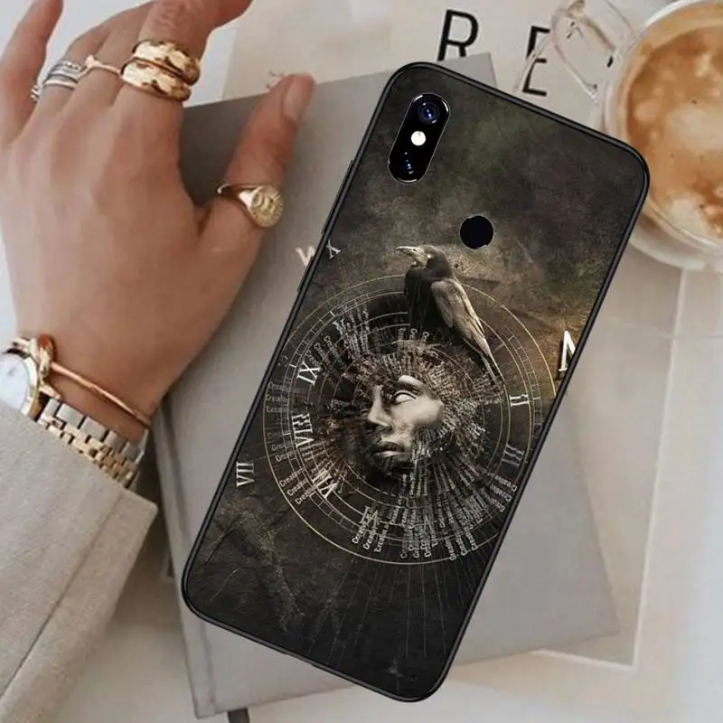 

fashion retro aesthetic design glitter clock Phone Case For Xiaomi Redmi 7 8 9t a3Pro 9se k20 mi8 max3 lite 9 note 9s 10 pro