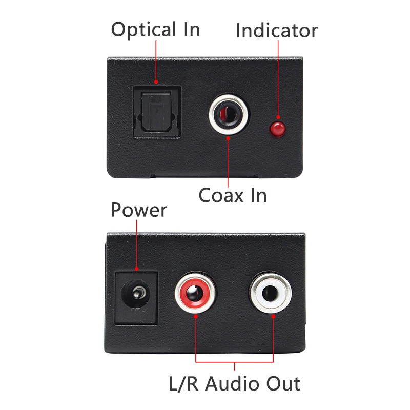 Wiistar цифро аналоговый преобразователь Digital SPDIF оптический к аналоговому L/R Toslink 3 5