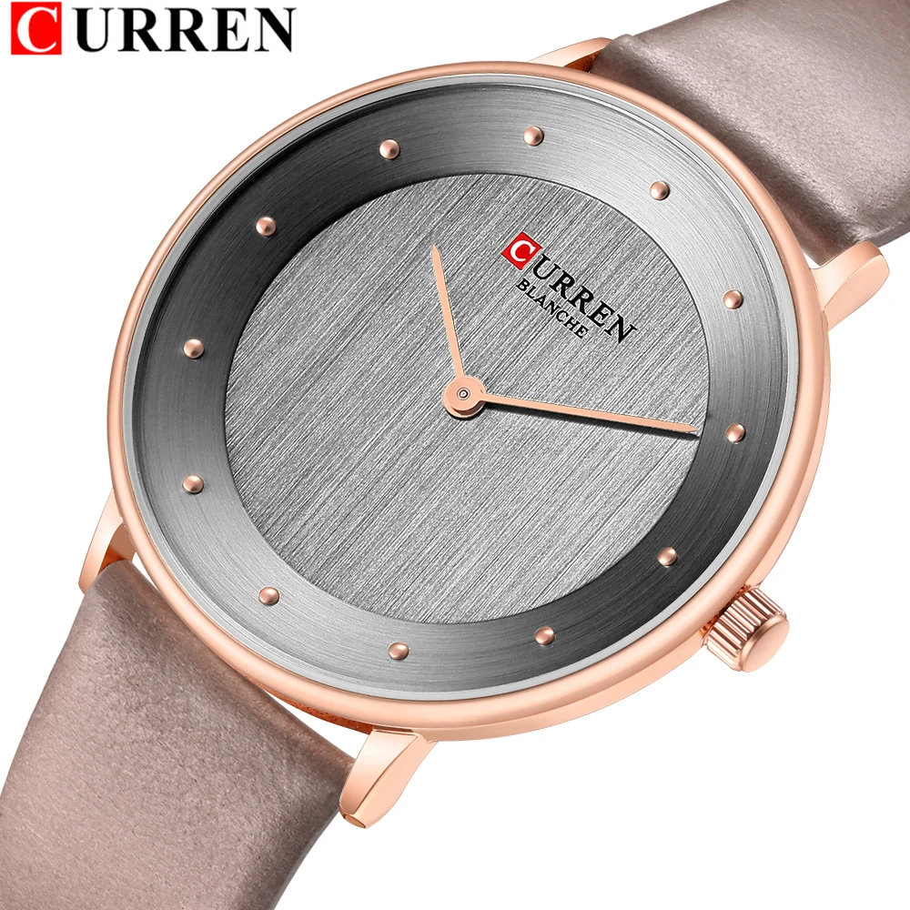 

Beautiful Women's Quartz Watches Slim Fashion Leather Ladies Wrist Watch Reloj Mujer CURREN Hot Female Clock Gifts For Women
