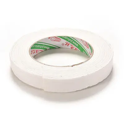 

New 1Roll 1.8x300cm Double Sided Tapes White Foam Super Strong Adhesive Sticky Tape Roll