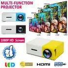 Светодиодный мини-проектор YG300 Pro, 1080P Full HD, поддержка HDM, USB, AV, TF, портативный домашний медиаплеер