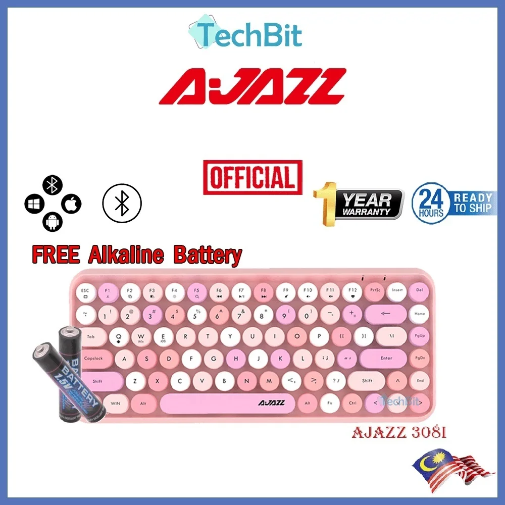 

Беспроводная Bluetooth-клавиатура 308i, 84 клавиши, гарантия