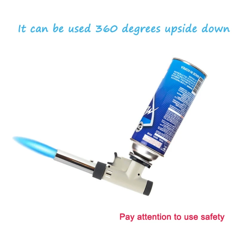 Adjustable Flame Kitchen Culinary Torch Butane for Camping Hiking BBQ Household Safe Wide Range of Applications Durable | Дом и сад