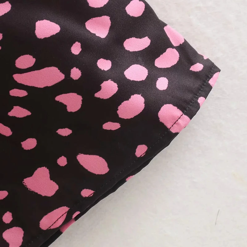 Za 2019 женское платье с длинным рукавом и принтом миди элегантное круглое