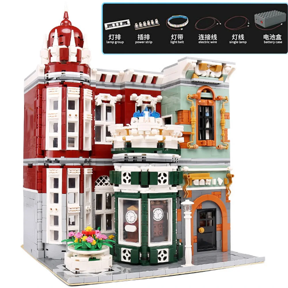 

3050PCS Creator Street View Series Moc Antique Collection Shop Building Blocks Architecture DIY Bricks Kit Children Toys Gifts