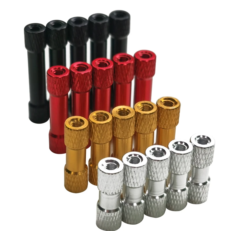 Алюминиевая стойка M3 с двойной шестигранной проставкой