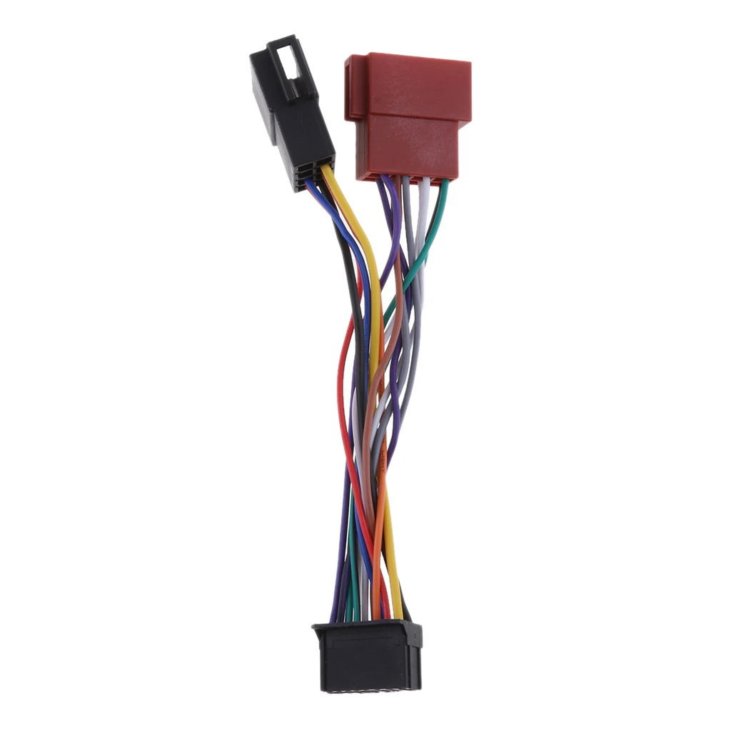 

For Pioneer 2015 16Pin To ISO Wiring Loom Power Adaptor Radio Wire