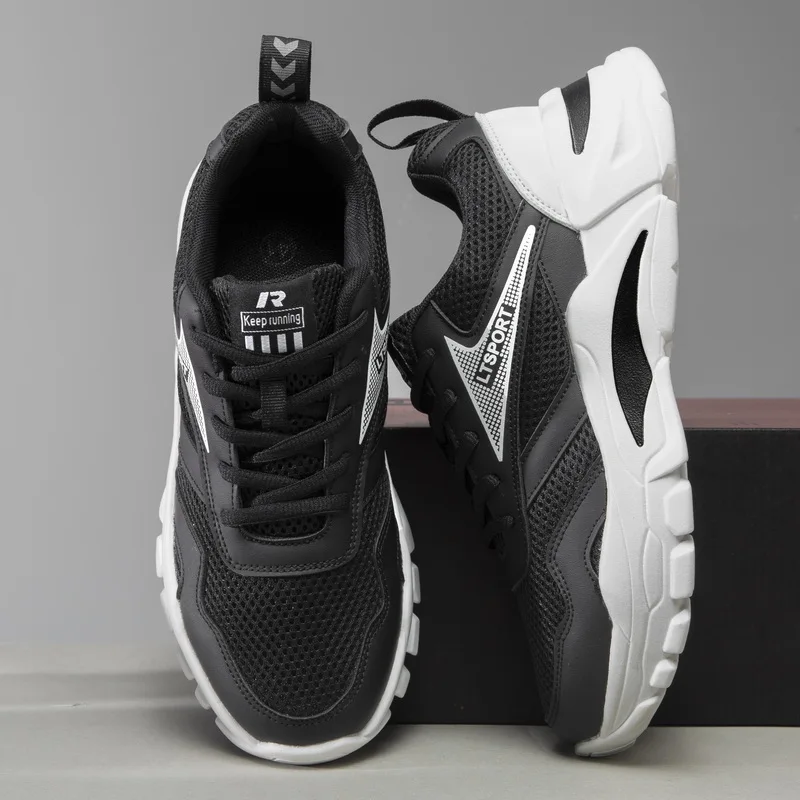 

New Arrival Man Walking Sneakers Cheap Men Shoes Running Black White Training Shoes For Men Comfortable Sport Shoes Mens