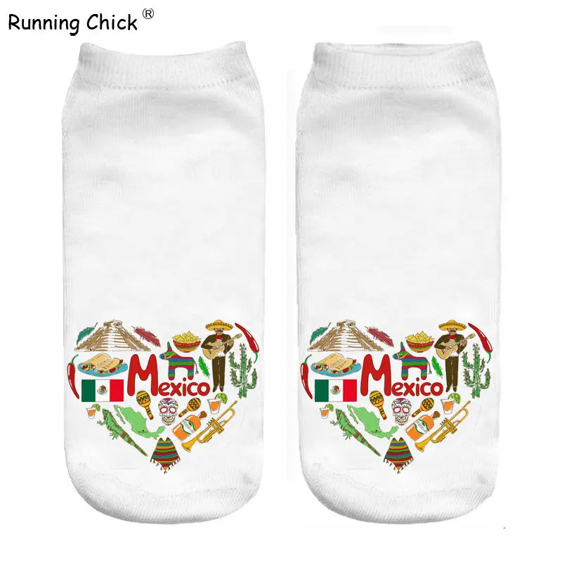 

Running Chick Tattoo Socks Wholesale, Dropship Suppliers, Women's Socks Mexico Love 3D Print Women Cn(origin) Polyester STANDARD