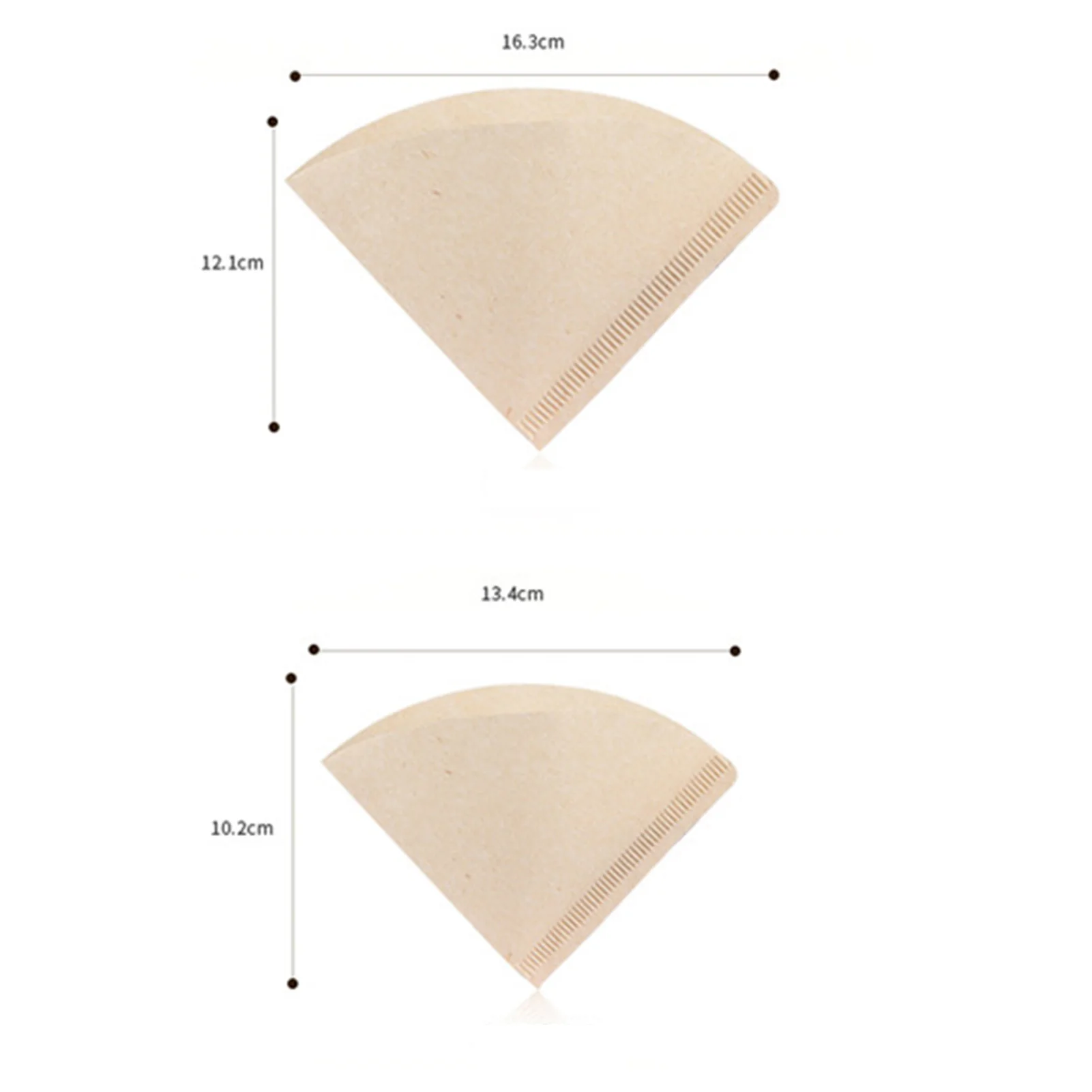 100 шт. V образные фильтры для кофе|Фильтры кофе| |