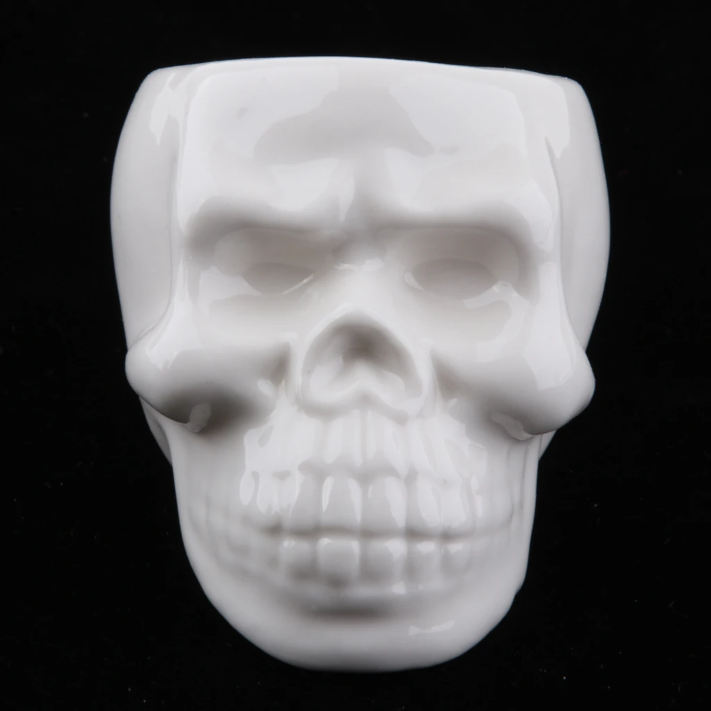 

Skull Head Shaped Flower Pot Container Ornaments Garden Home Decoration Halloween Props Succulent Ceramic Pot