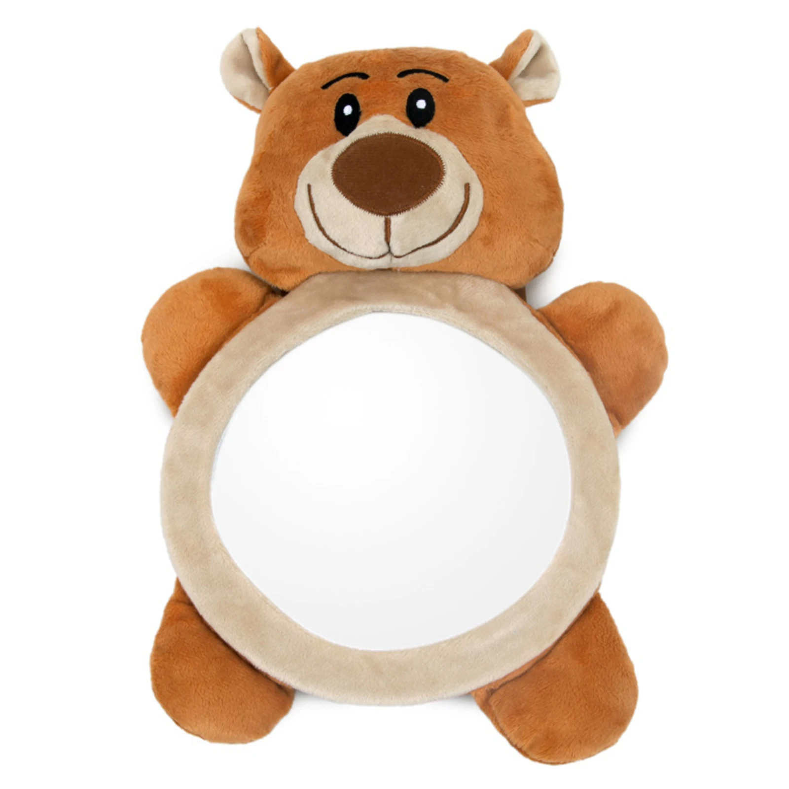 

Mirror Plastic Rearview Mirror Adjustable Great Way Taking Care BabyS Emotion Baby-In-Sight Mirror Odorless Healthy Durable