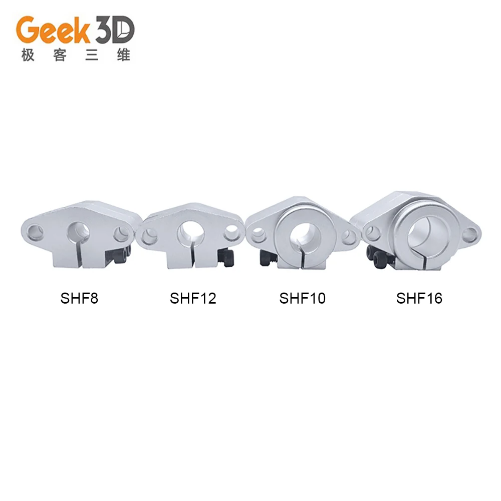3D принтер SHF8 SHF10 SHF12 SHF16 Опора стержня подшипника для 8 мм 10 12 16 круглый прямой