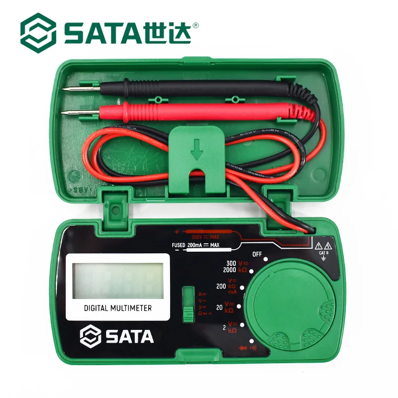 

Мультиметр Youpin Sata, карманный мини-измеритель перегрузки и напряжения постоянного и переменного тока, измеряемая непрерывность