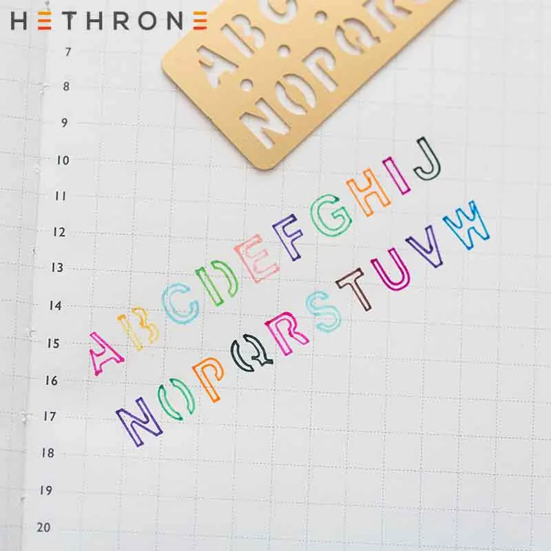 Hethrone 25 шт./компл. блестящая светящаяся авторучка цветная с острым художественным