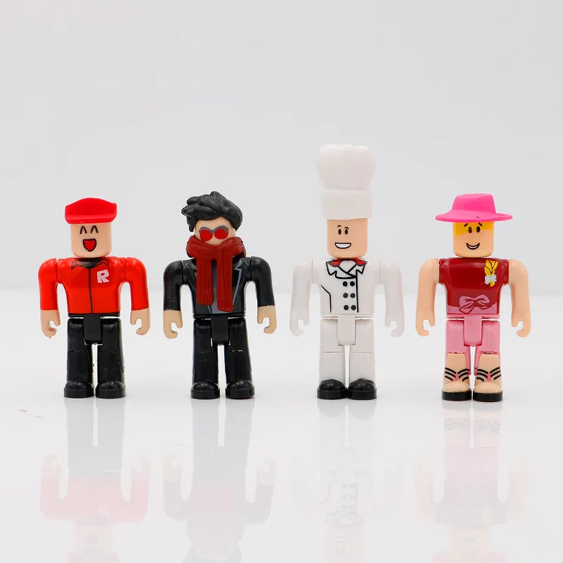 ROBLOX игрушка Work at a пицца 4 звена 7 см куклы из ПВХ игрушки модели фигурки для