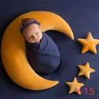 Реквизит для фотосъемки новорожденных Луна подушки звезды Детская Фотостудия аксессуары для фотосъемки реквизит для творчества подушка коврик