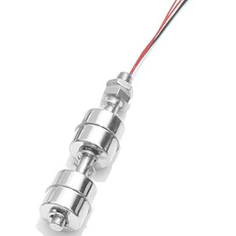 

100mm Stainless Steel Float Switch Water Tank Liquid Level Sensor Double Ball Float Switch Water Tank Flow Sensor