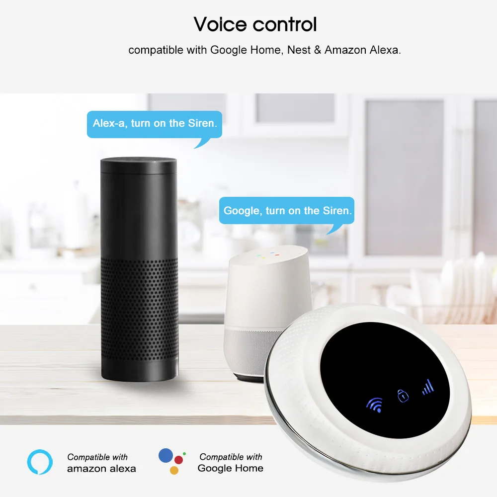 Смарт Wi-Fi GSM сигнализация хост-детекторы приложение дистанционное управление