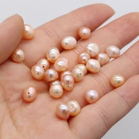 wholesale 20pcs natural aa horizontal hole pearl beads glossy loose pearl beads for making diy jewelry necklace bracelet 5 10mm