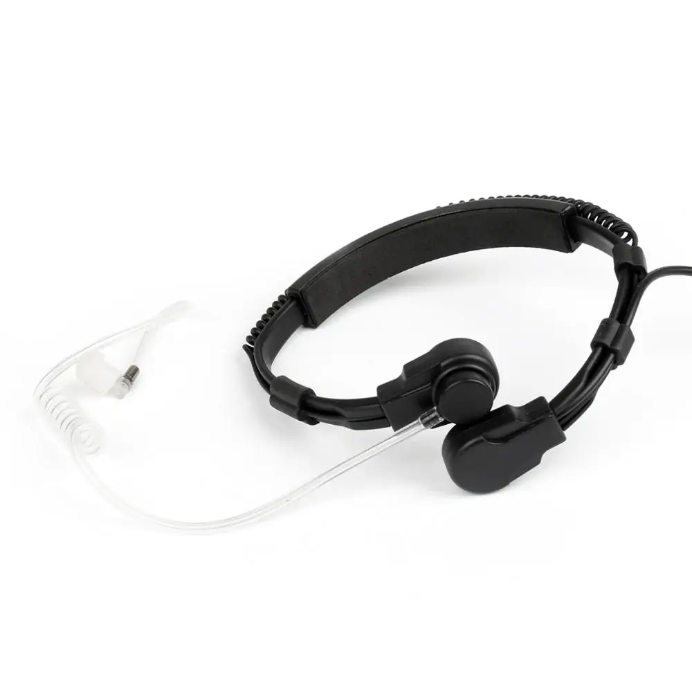 Artudatech 1 шт. 2 Pin горло микрофон скрытой акустической трубки PTT для Kenwood Baofeng
