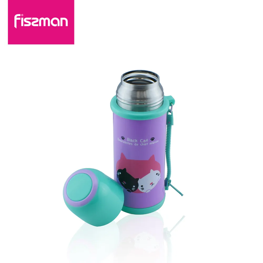 Fissman 360 мл детский мультяшный милый термос из нержавеющей стали кружка