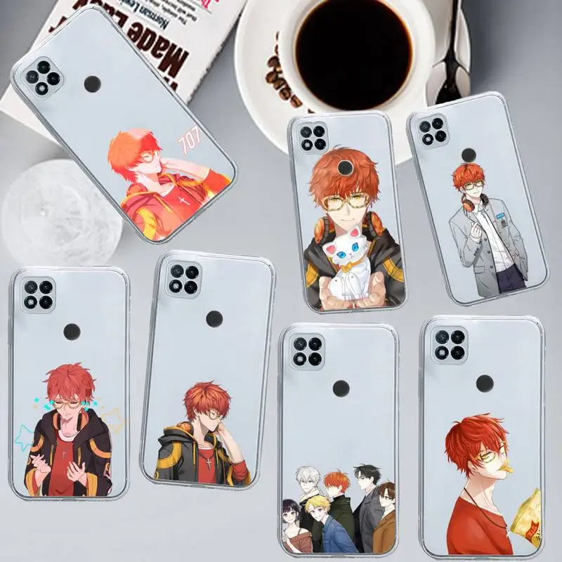 Чехол для телефона Mystic Messenger с аниме прозрачный Xiaomi redmi note x f poco 10 11 9 7 8 3 i t s pro чехол