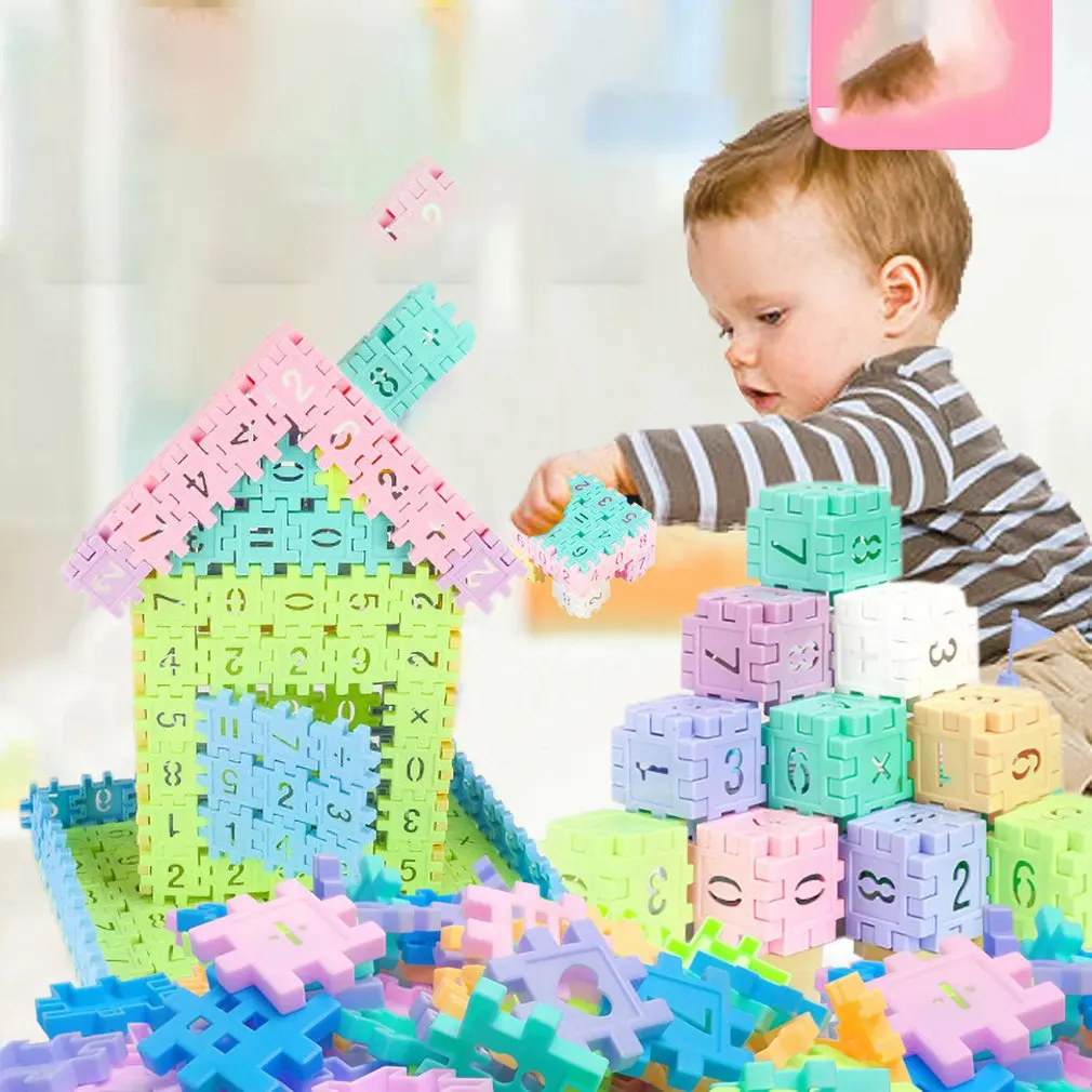 68/50 шт. DIY строительные блоки Развивающие игрушки для мальчиков и девочек детей