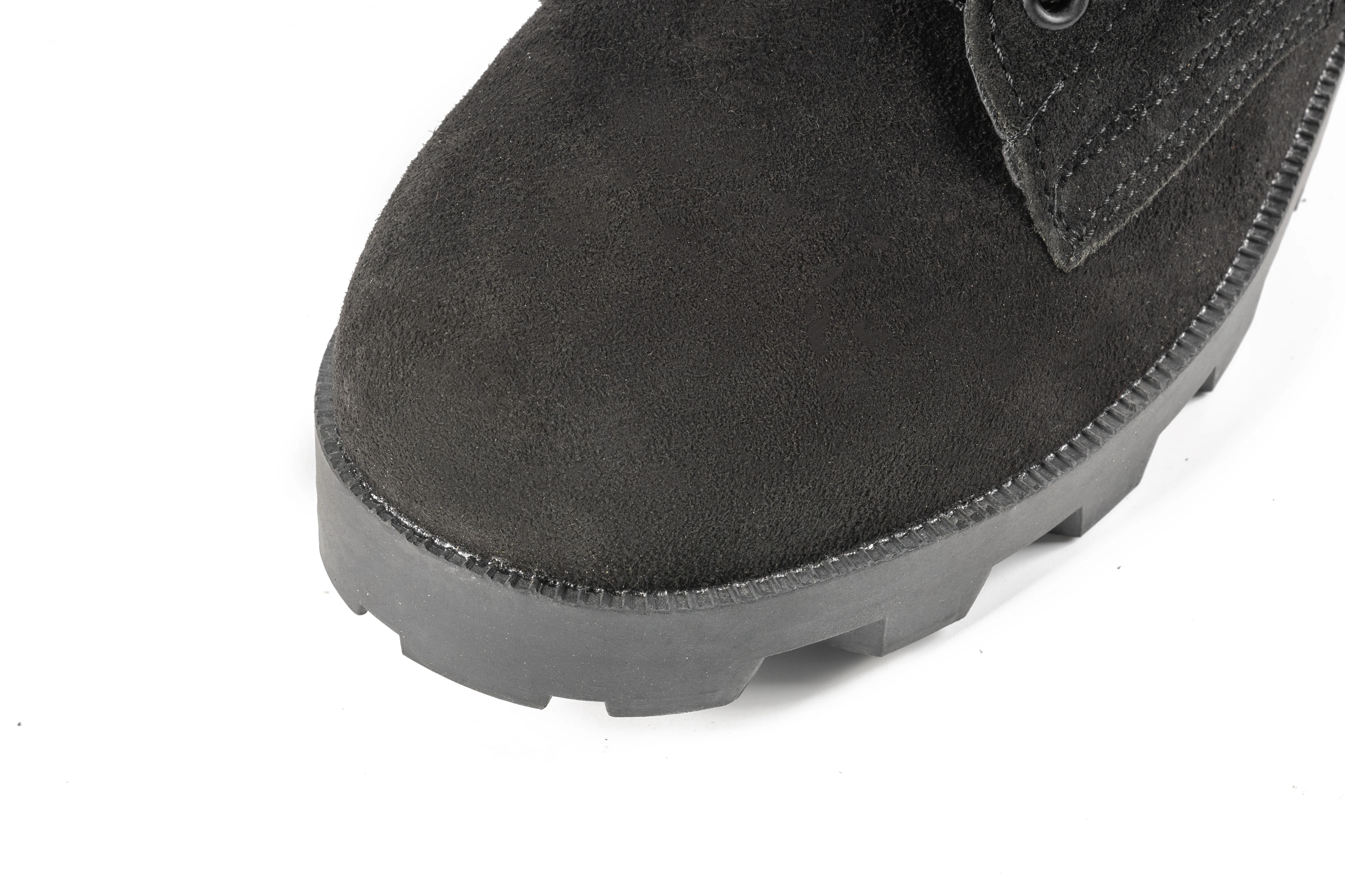 Черные армейские тактические военные ботинки из коровьей замши и кожи |