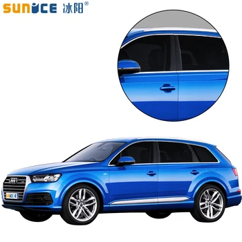Sunice 1.52x8m VLT15% Dark Black Car Window Tint Film 99%UV Proof Nano Ceramic Solar Tint Self-Adhesive Glass Decor Sticker