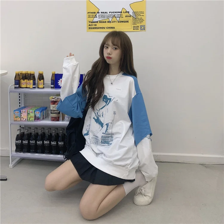 Design Double-Layer Sleeves Abstract Mid-Length Bathroom Rac | Женская одежда