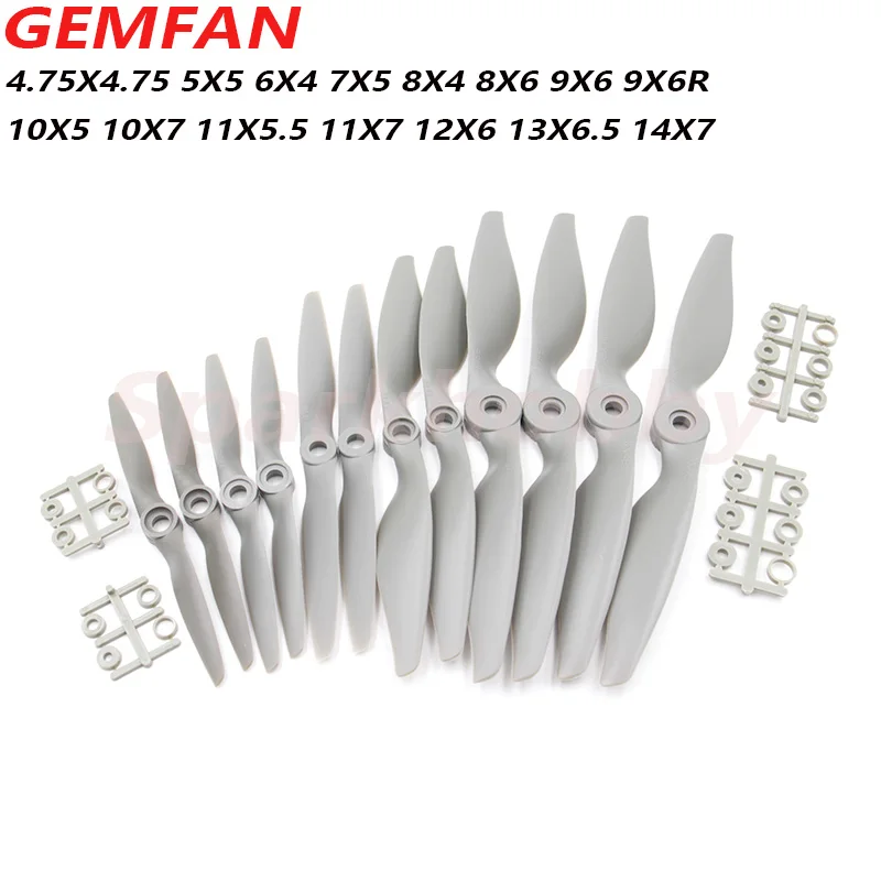 Gemfan Apc нейлон 4.75X4.75/5X5/6X4/7X5/8X4/8X6/9X6/10x 5/10x 7/11x5.5/11X7/12x 6/13x6.5/14x7 реквизит для