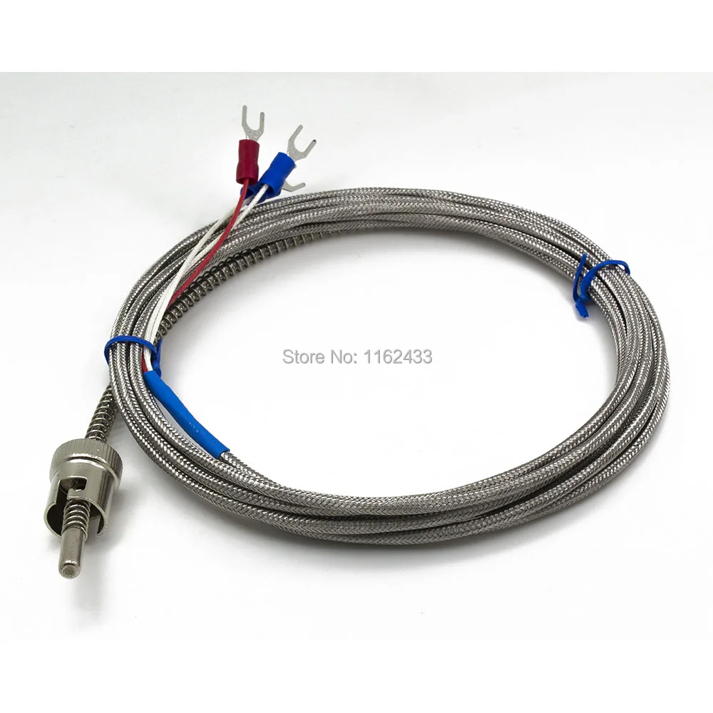 

FTARS02 PT100 type 2m metal screening cable 11.5mm hole diameter adjustable bayonet cap RTD temperature sensor