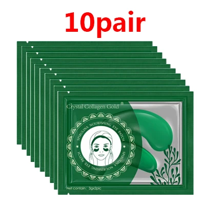 10pair style 3 10 пар, 24 к Золотая сыворотка, коллагеновая маска для глаз, маска для лица, против старения, против морщин, удаляет темные круги, мешки для глаз, гель, коллагеновая повязка на глаза - Цвет: 10pair style 3
