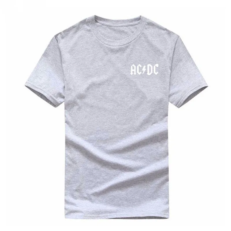 P37 Gray and White Camisetas Hombre AC/DC Группа рок футболка для мужчин s acdc Графические футболки принт о-образный вырез хип-хоп короткий рукав Повседневная футболка мужская одежда - Цвет: P37 Gray and White
