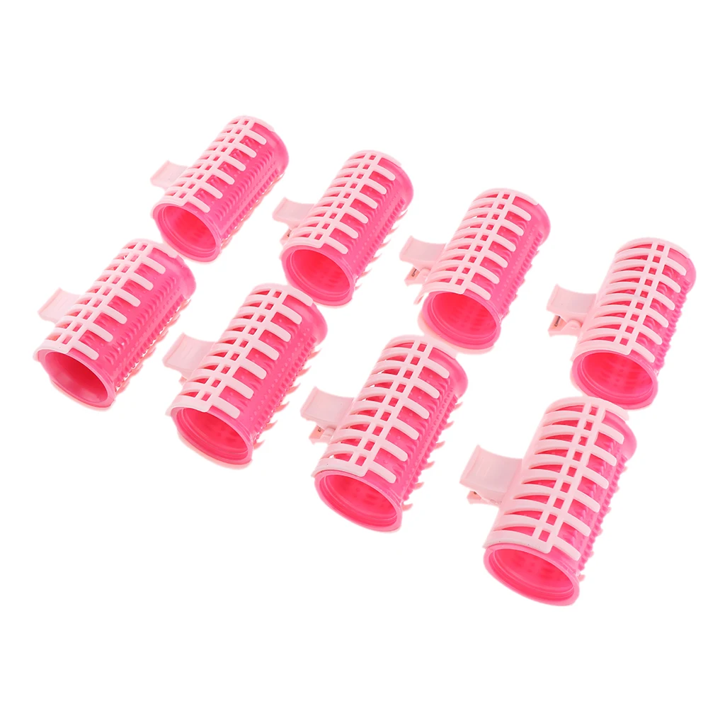 

8 шт объемные волосы щипцы для завивки волос, спиральные клей бигуди в одно касание