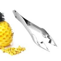 1pcs creative fruit peeler pineapple cutter stainless steel cutter pineapple slicer clips fruit tools kitchen accessories